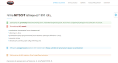 Desktop Screenshot of mitsoft.pl