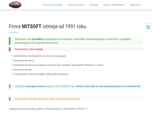 Tablet Screenshot of mitsoft.pl
